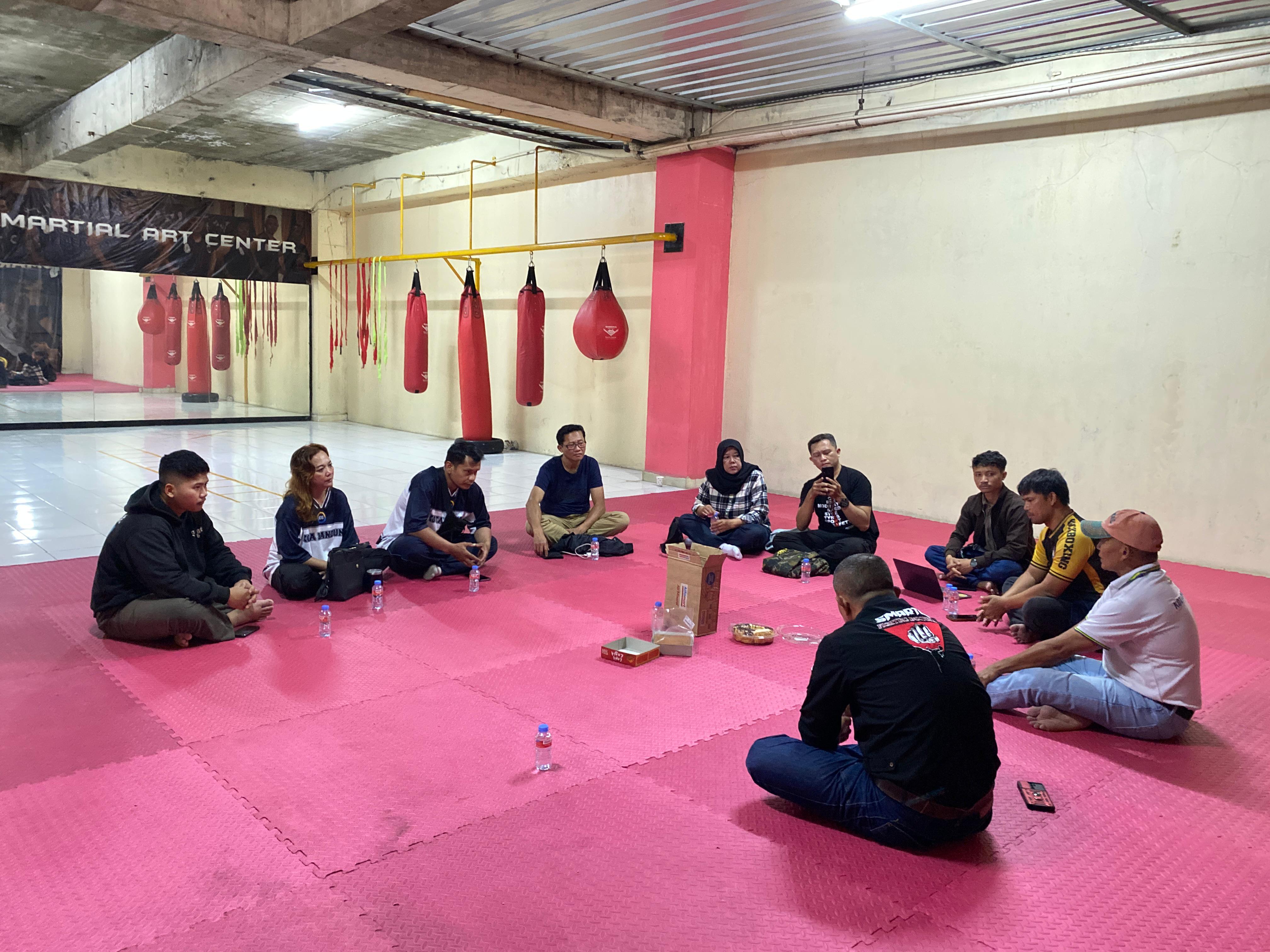 Silaturahmi Perdana Pengurus Pengcab Savate Kota Bandung